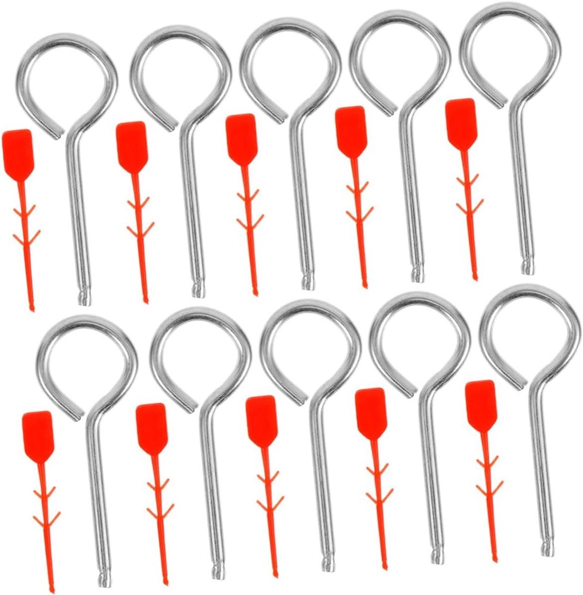 Brandblusser Onderdelen - Veiligheidszegels Pinnen - Brandveiligheid Onderhoud - Brede Compatibiliteit - 20 Stuks - Zwart