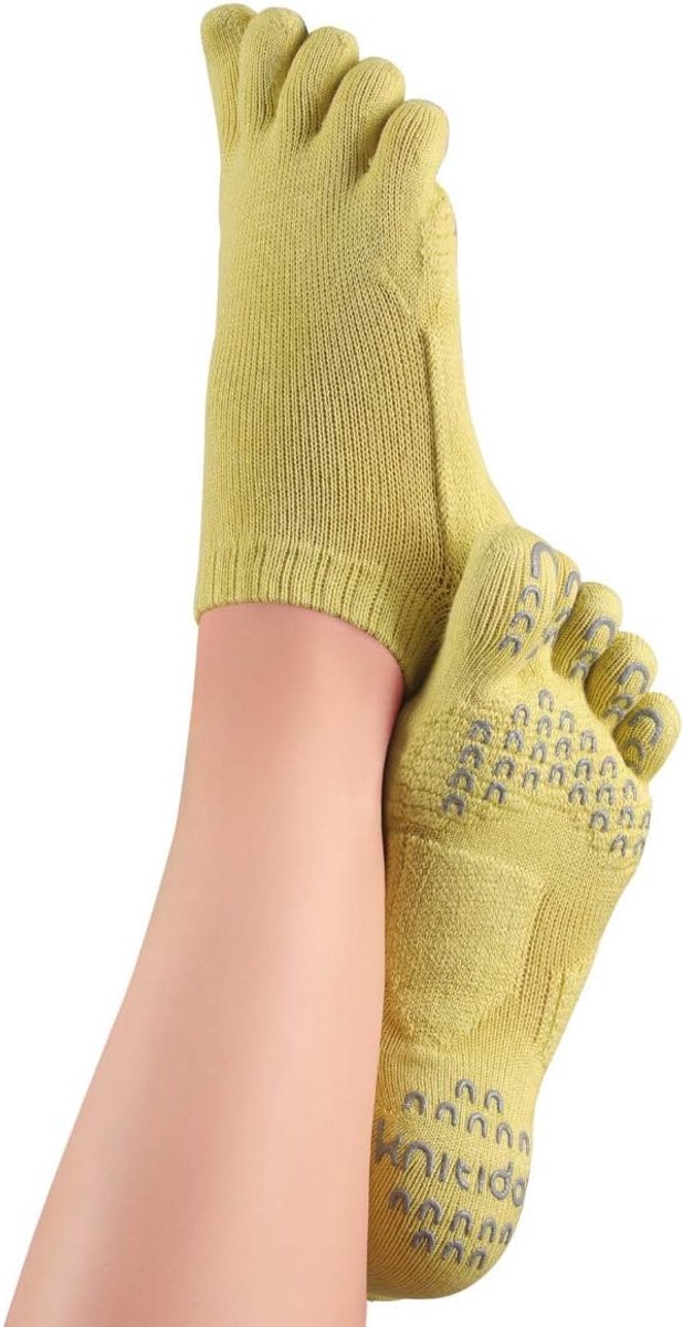 Yoga en Pilates Teensokken met Antislip Zolen voor Stabiliteit en Grip — afbeelding 4