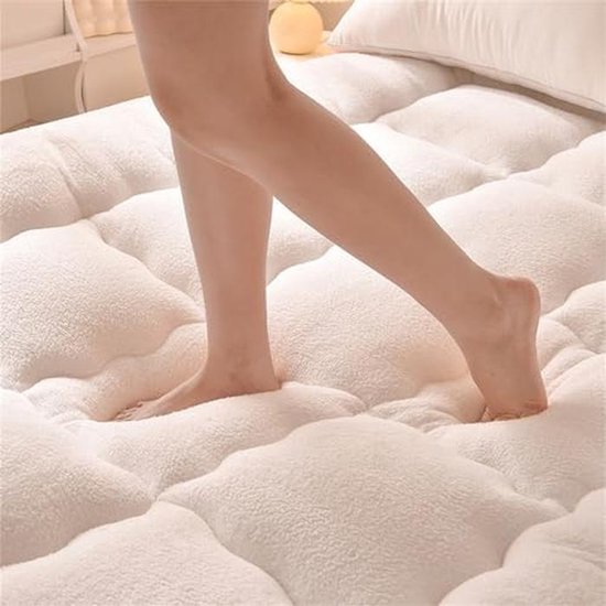Futon Vloermatras - Tatami Matras Campingmat - Comfortabel Slapen - Gelijkmatige Vulling - 120x200 cm - Grijs — afbeelding 4
