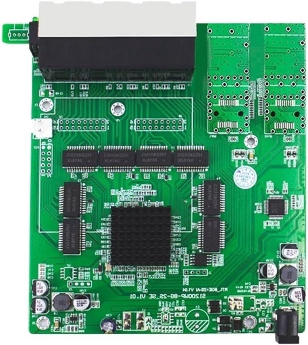 Ethernet Switch - Netwerk Hub - Netwerk Beheer - Industriële Kwaliteit - 10 Poorten - Zwart