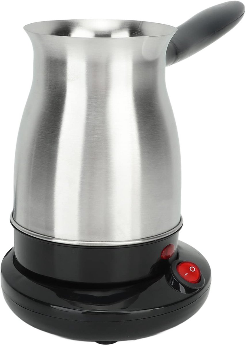 OmGoods - Dailygoody - Elektrische Koffiepot - Waterkoker 600 Ml - Goede Thermische Geleidbaarheid - Roestvrij staal - Draagbare Koffiezetter - Geschikt voor Th...