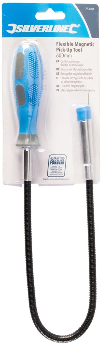 Silverline Flexibele magneetpen - telescopisch - antislip handvat - 60 cm - 2 kg