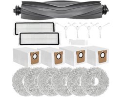 ZENC® Accessoireset Geschikt voor Xiaomi X20+, X10+ & Dreame L10s Pro Gen 2, L10s Ultra, L10 Ultra, L10 Prime - Robotstofzuiger - Onderhoudsset - HEPA-filters - Borstels - Stofzakken - Dweilpads
