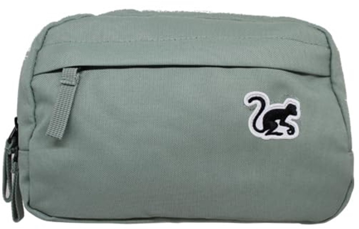 Crossbody heuptas - Hondentas - Unisex tas voor volwassenen - 2 liter - Gerecycled (saliegroen)