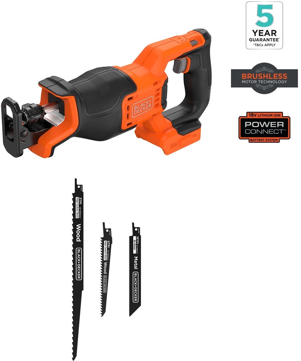BLACK+DECKER BLCR78N-XJ 18V Reciprozaag thumbnail 3
