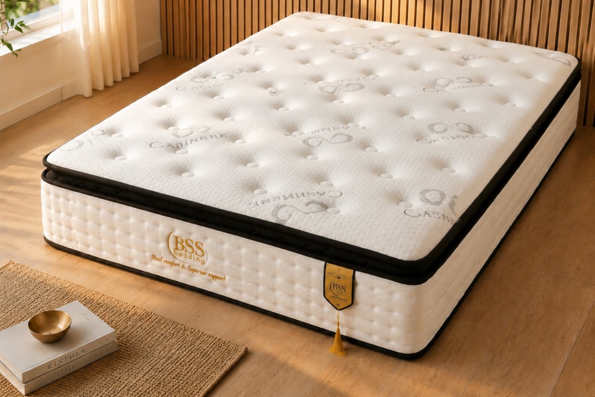 BSS Bedding Fluffy Paris - Boxspring - Boxspring met Opbergruimte - Inclusief Dekbed - 180x200 - Grijs thumbnail 8