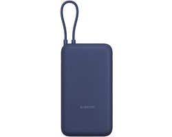 Xiaomi 33W Powerbank 20000mAh GL – Geïntegreerde USB-C Kabel – Blauw