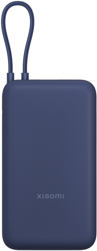 Xiaomi 33W Powerbank 20.000 mAh (Geïntegreerde kabel) Blauw - Xiaomi - €35,86