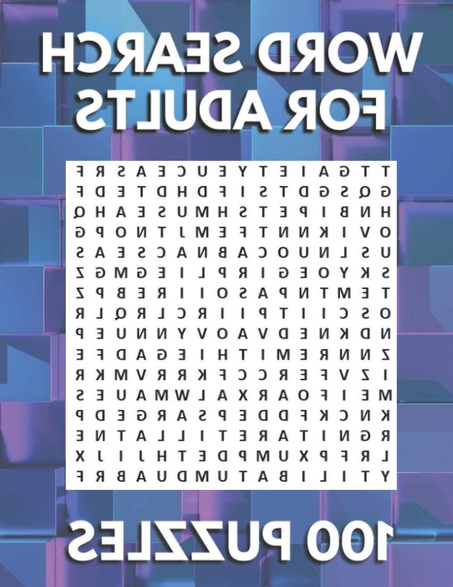Zoek de Woorden Boek - Puzzelboek Volwassenen - Ontspanning en Puzzelen - 100 Uitdagende Puzzels - 100 Pagina's - Mat