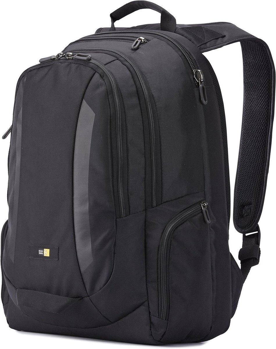 Laptop Rugzak - Nylon Tas - Dagelijks Gebruik - Groot Compartiment - 15.6 Inch - Zwart