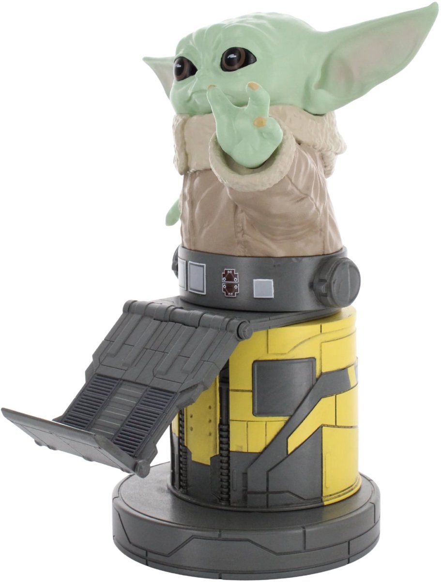 Star Wars - Grogu Mandalorian apprentice - figurine standaard voor telefoon | controller | oplaadcase (Cable Guys R.E.S.T.) — afbeelding 11