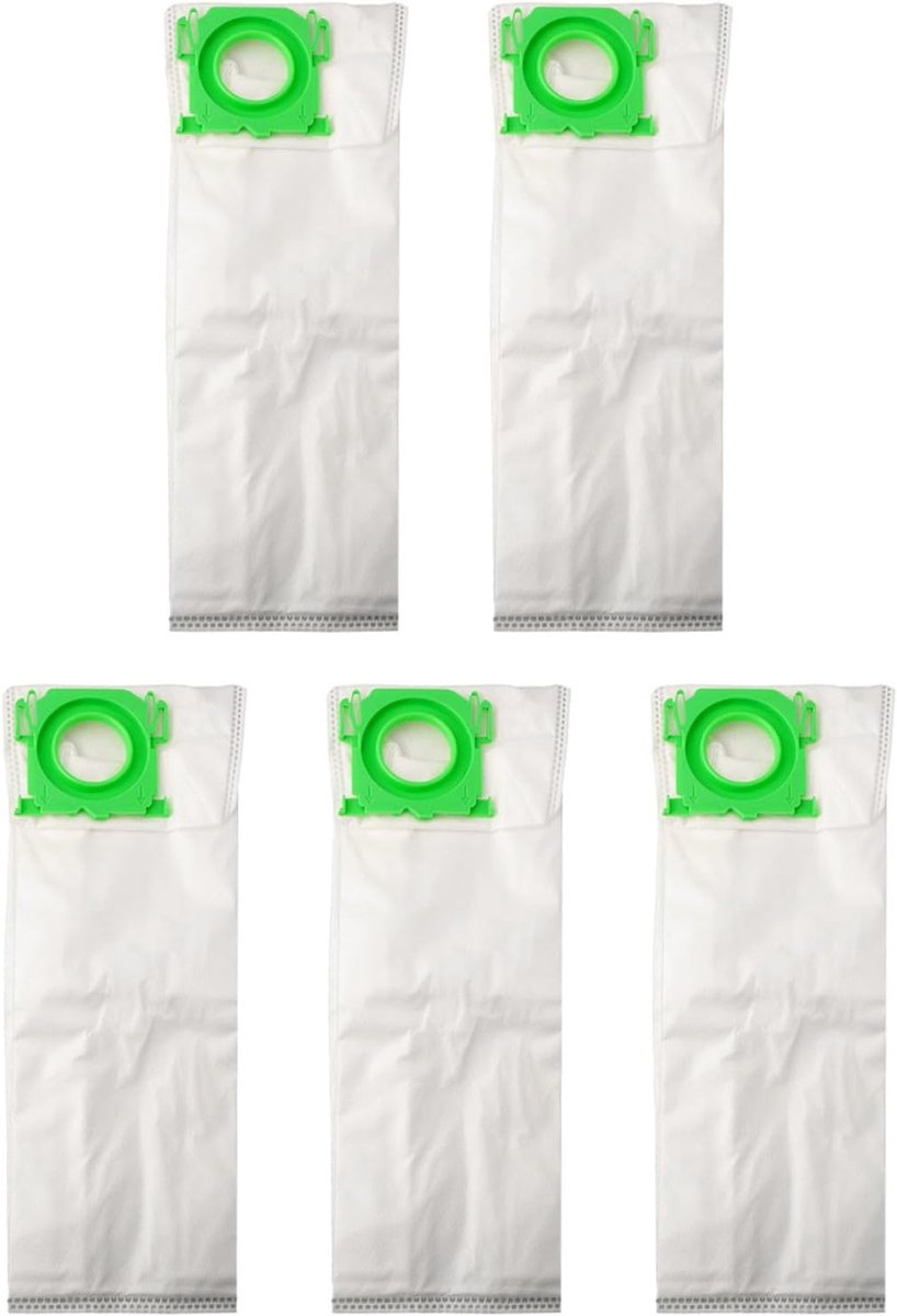 Vervangende stofzakken - Robotstofzuiger zakken - Stofzuigen Huis - Duurzaam Materiaal - 5-Pack - Wit