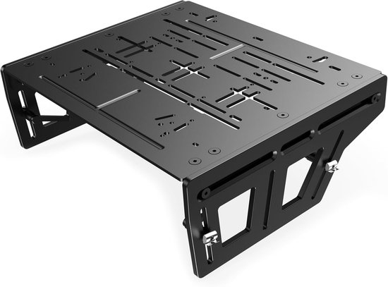 Universele Pedaalhouder - Sim Rig Bevestiging - Race Simulators - Voorgeboorde Plaat - 42 x 50 cm - Zwart van universele — afbeelding 2