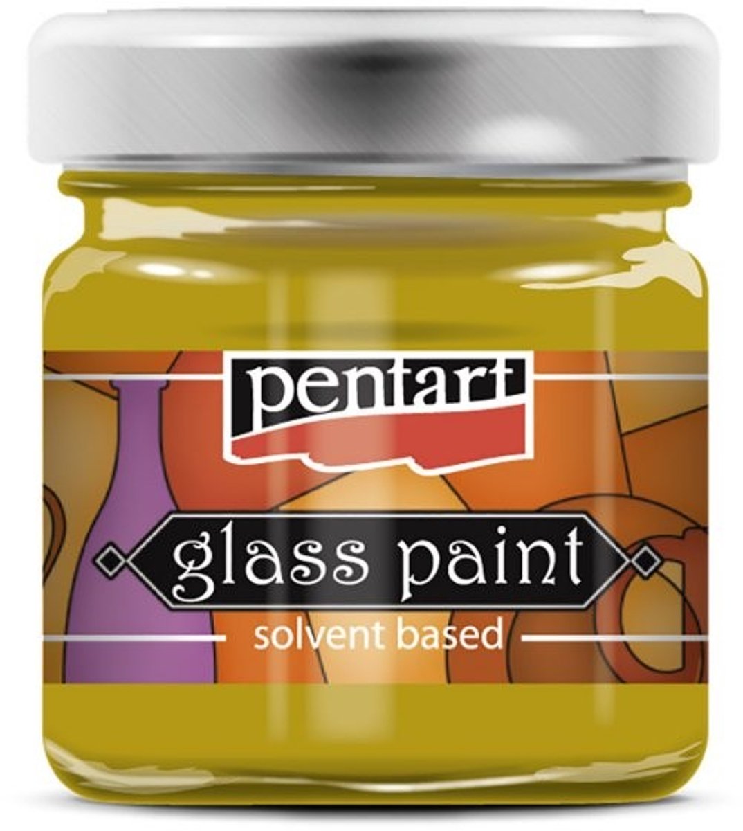 Pentart Glasverf Solvent Basis 30 ml Gember