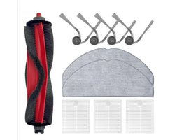 10 stuks Reserve Accessoires voor met Roborock Q7 M5/M5+, Q7 L5/L5+ Robotstofzuiger - 1 Hoofdborstel, 3 Filters, 4 Zijborstels, 2 Dweildoeken