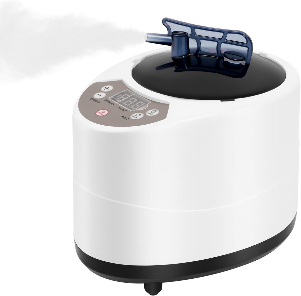 Stoomgenerator - Stoommachine thuis - Ontspanning thuis - Roestvrij staal - 3 liter - Wit en zwart