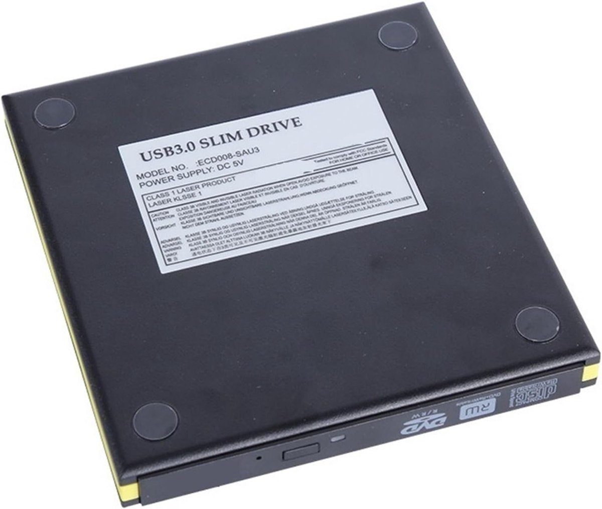 Externe Blu-ray Speler - Optische Drive - Films en Muziek - Dubbele Laserkop - 21 cm Lengte - Zwart