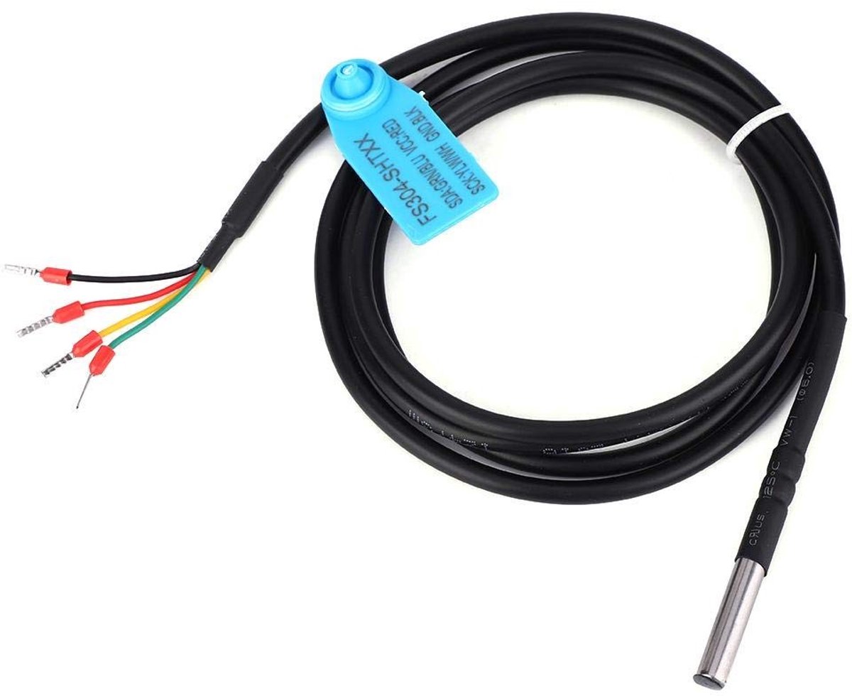 Solidchoice - Dailygoody - Waterdichte temperatuur- en vochtigheidssensor - Digitale sensor - I2C-uitgang - Grondmeting - Hoge nauwkeurigheid - Geschikt voor t