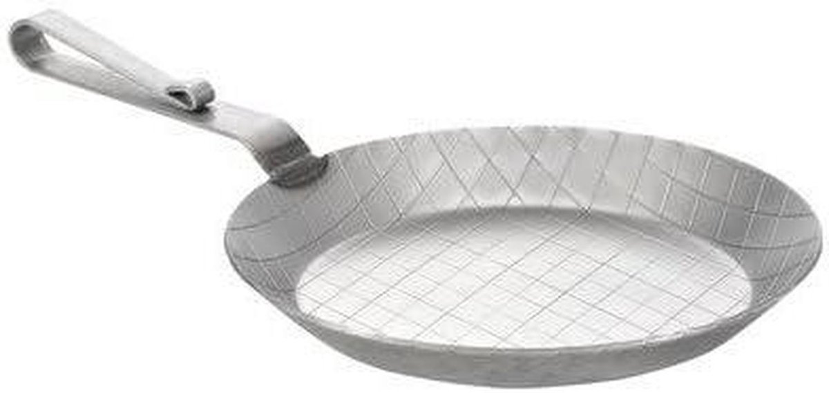 Serveerschaal - Kookpan - Culinair Genieten - Gesmeed IJzer - 20 cm - Grijs