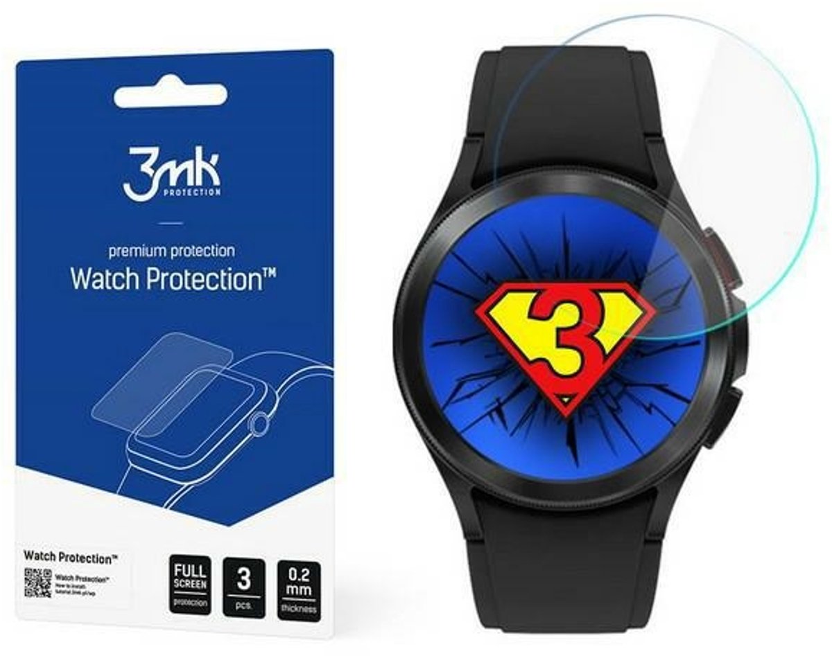 Samsung Galaxy Watch 4 Classic 42mm - 3mk Watch Protection v. FlexibleGlass Lite