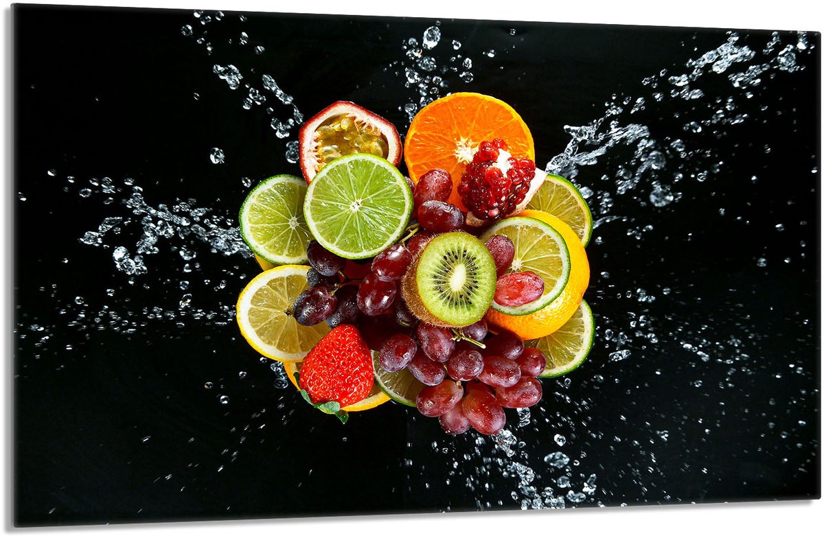 TMK ArtDeko - Snijplank - Szkło hartowane - 80x52 cm - Owoce