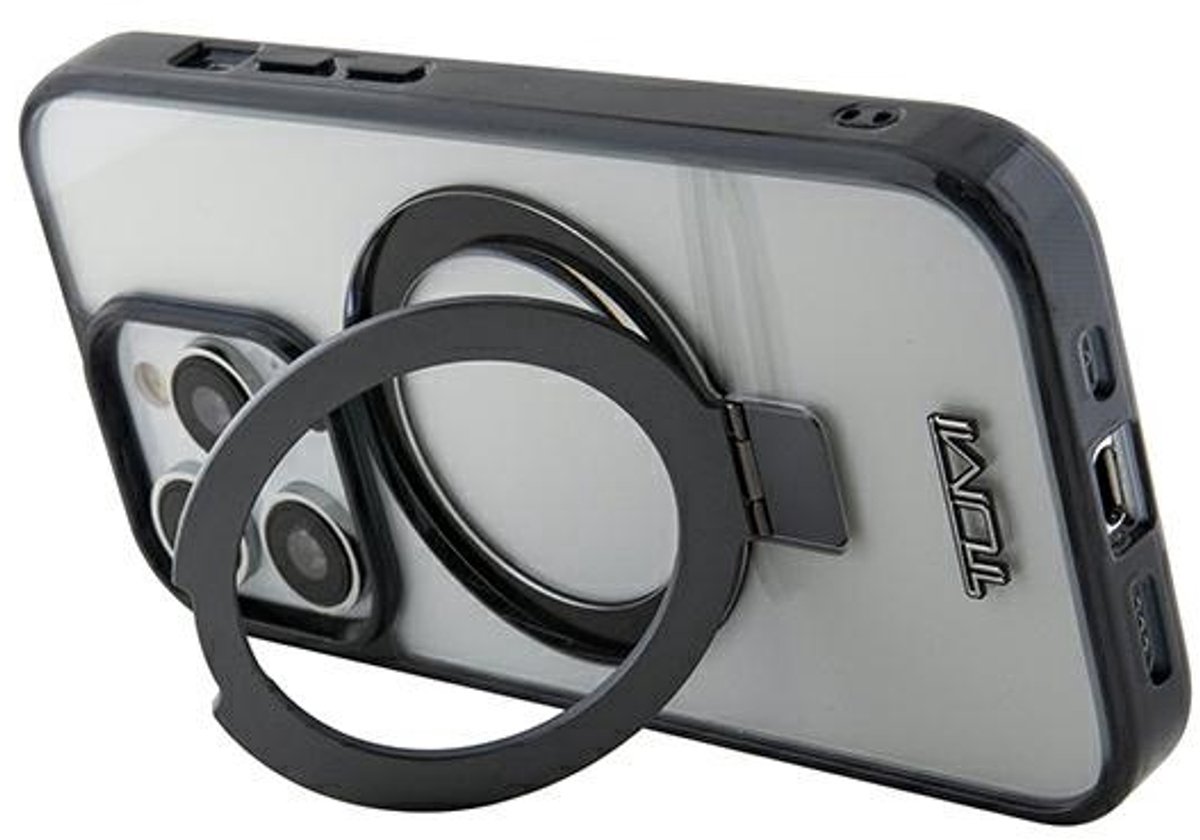 Tumi TUHMP15LSSFC iPhone 15 Pro 6.1" wit/wit hardcase Transparante Ringstandaard Magsafe
