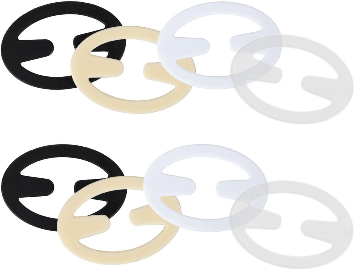 Allecto - Racerback BH Band Clips - 8 Stuks Antislip BH Houder - Behoudt BH op zijn Plaats - Dames en Meisjes - Comfortabele Ondersteuning - Ideaal...
