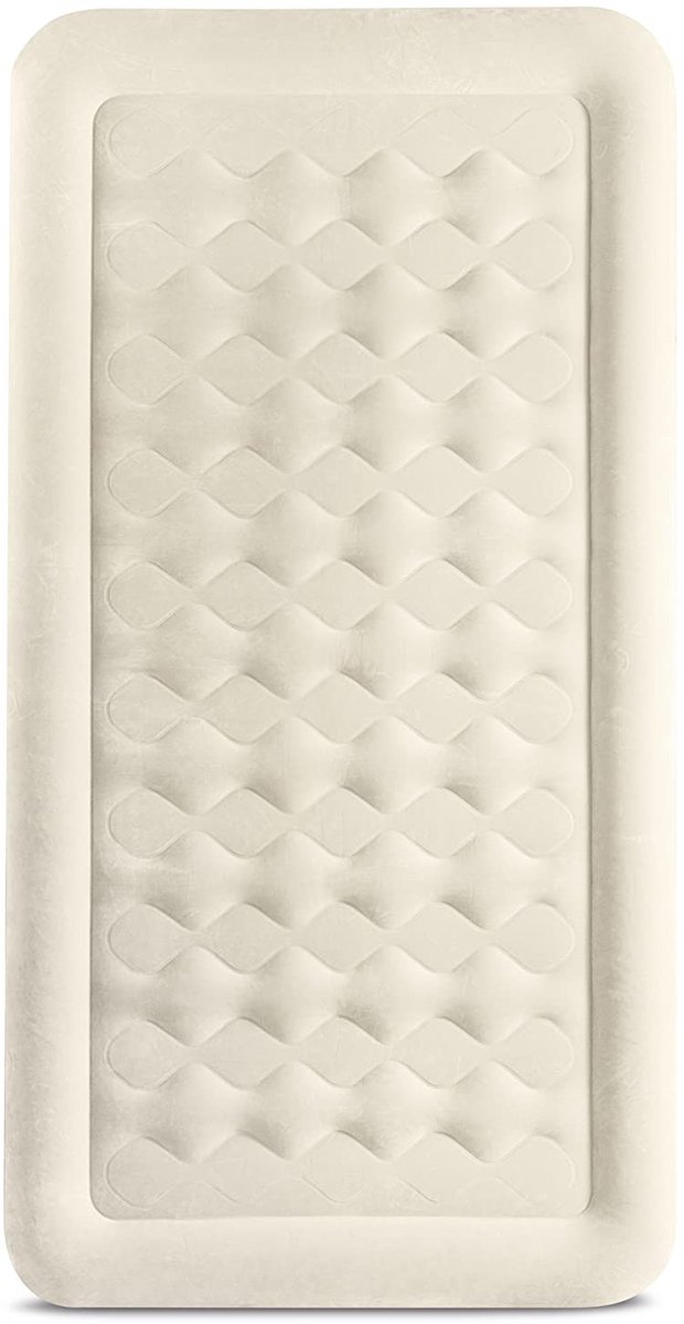 Allecto - Ultra Plush luchtbed - 1-persoons - Ingebouwde pomp - 191cm x 99cm x 46cm - Comfortabel slapen - Ideaal voor gasten — afbeelding 3