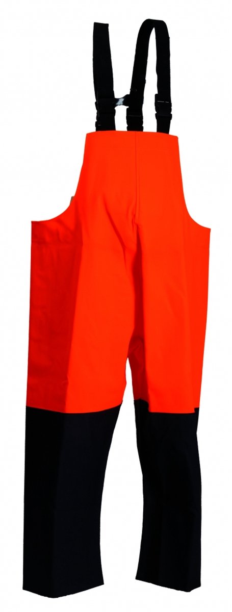 Fluor oranje Amerikaanse Vissers overall van Lyngsøe Rainwear M