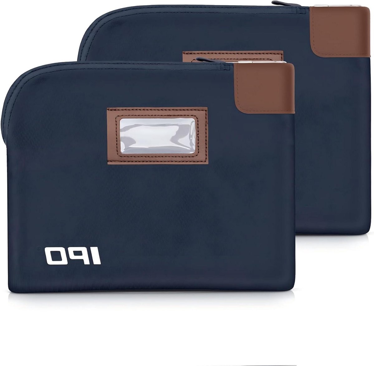 Waterdichte Geldzak - Bankdepositotas Contant Geld - Veilig Geld Opbergen - Met Sleutelslot - 30 x 21 cm - Grijs