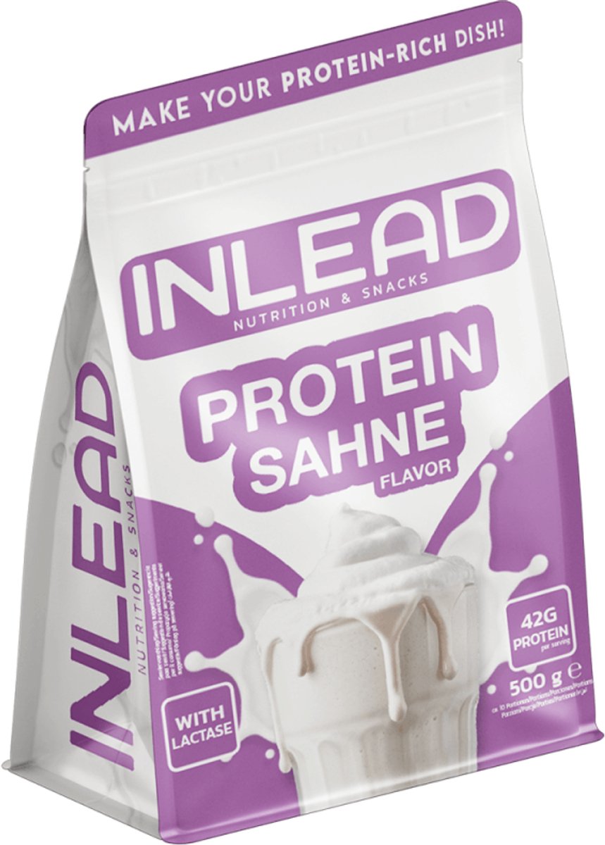 Inlead Protein Sahne (500g) Sahne - Eiwitten - Maaltijdvervangers