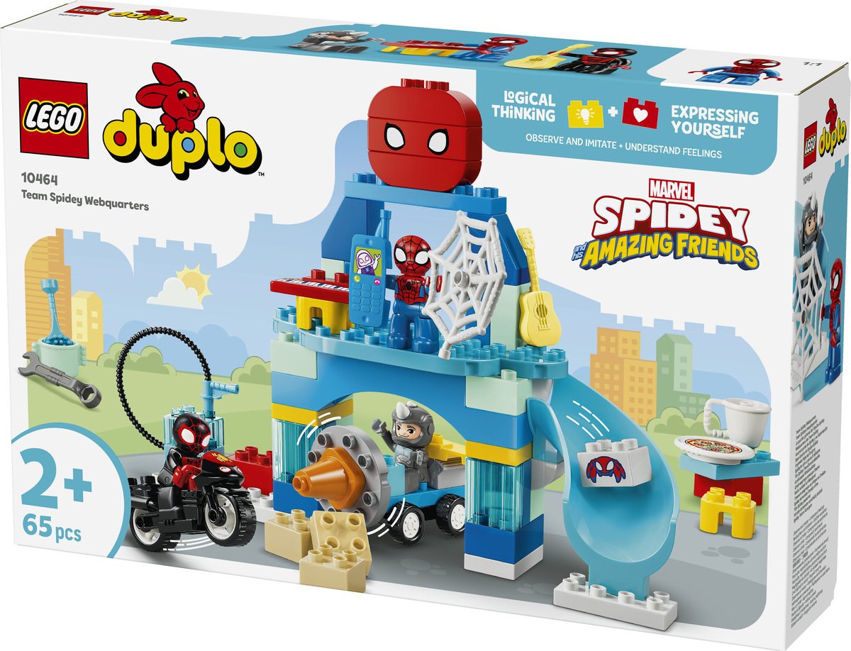 LEGO DUPLO ǀ Marvel Team Spidey Hoofdkwartier Bouwpakket voor Kinderen en Decoratie 10464 – foto 6