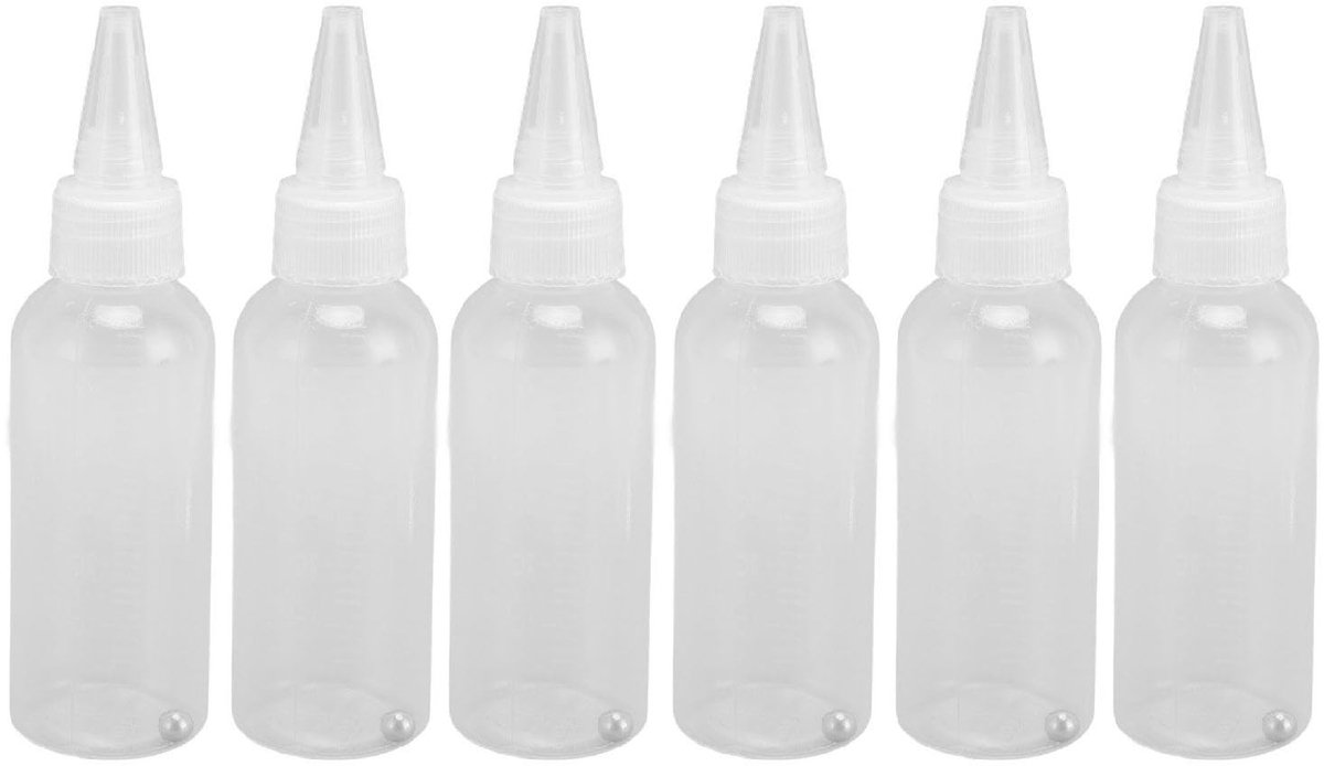 Allecto - Paint Blending Containers - 10 Stuks - Lege Airbrush Flessen - Perfecte Menging - Geschikt voor verf en inkt - Ideaal voor kunstenaars - ...