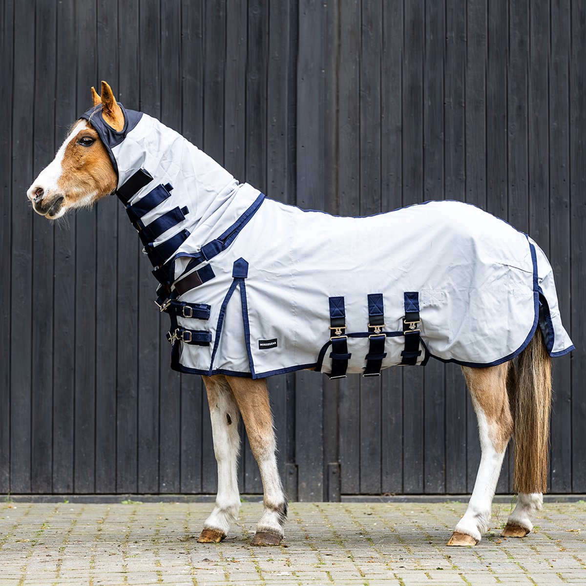 Horsegear Eczeemdeken Horsegear Hgextreme Hoody Full Neck Pony Grijs - 100/135