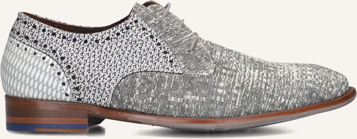 Floris Van Bommel Sfm-30361 De Stapper Nette schoenen - Veterschoenen - Heren - Grijs - Maat 42⅔