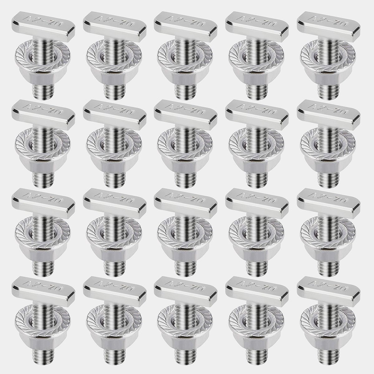 Allecto - Hammer Head Screws - M8 T-Bouten - 20 Stuks - Sterke Bevestiging - Geschikt voor PV Solar Montagesystemen