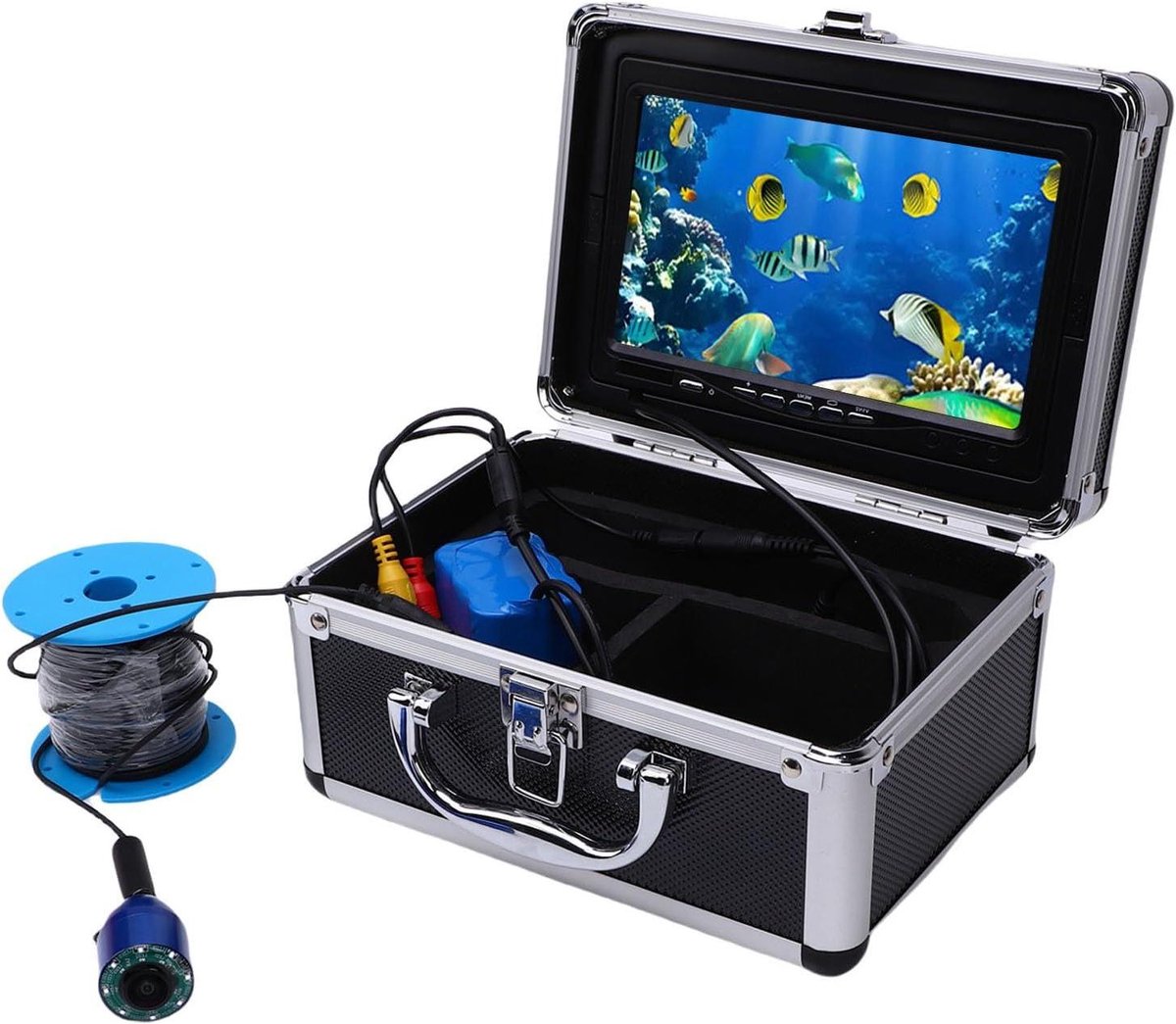 Onderwater Camera - Viscamera Set - Vis Spotten - 1080p HD Beeld - 7 Inch Scherm - Zwart