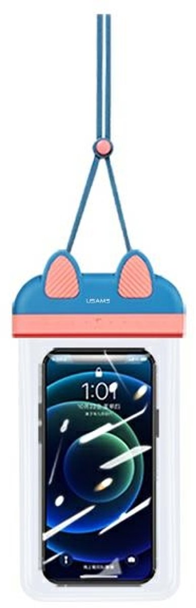 USAMS - Waterdichte Tablet Etui - 7 inch - Blauw - Stijlvol en Duurzaam