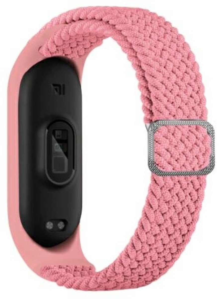 Beline - Textile Band - Xiaomi Mi Band 7 - Roze - Comfortabel