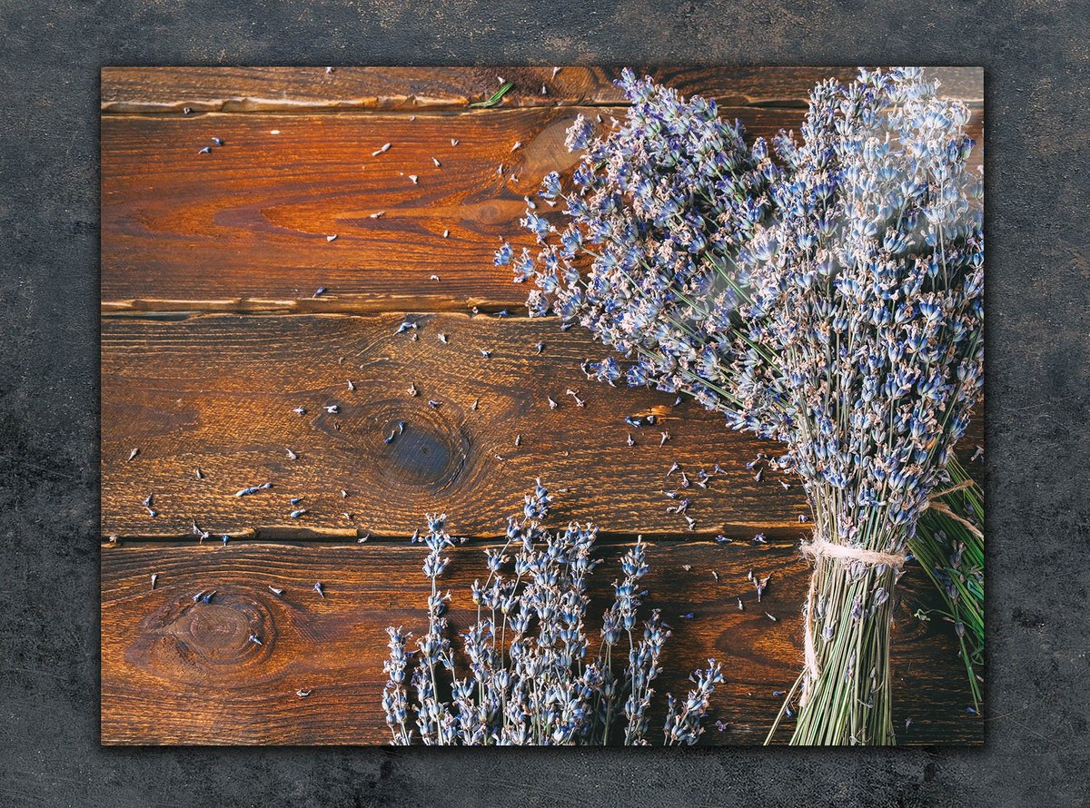 TMK ArtDeko - Snijplank - Glas - 30x22 cm - Lavendel