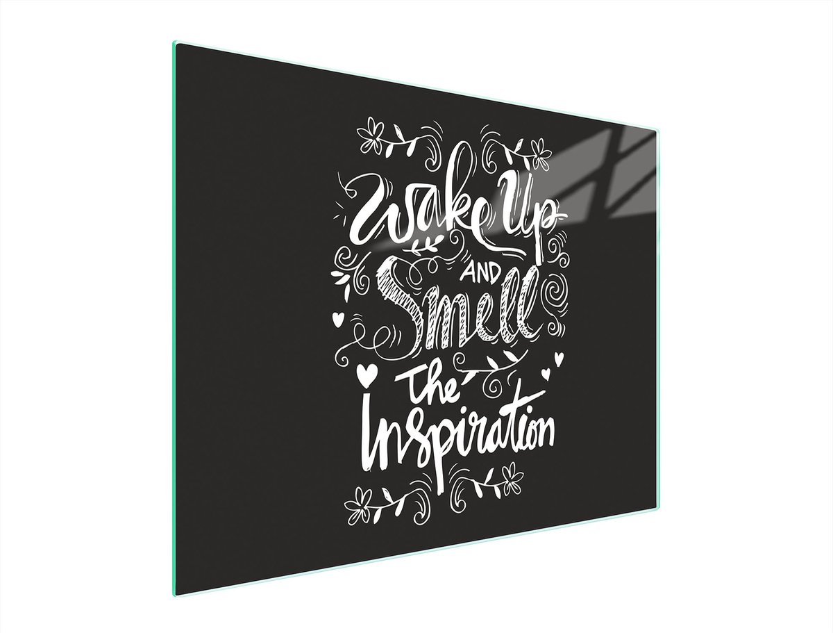 TMK ArtDeko Serie - Glazen Snijplank - 52x40 cm - Zwarte Kleur - Antislip