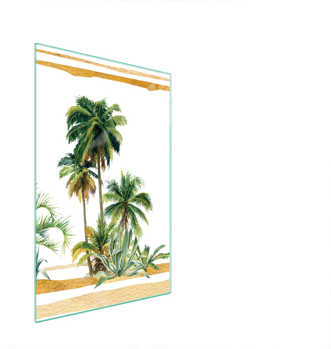 TMK ArtDeko - G-Series - Snijplank - 35x52 cm - Palmen Thema