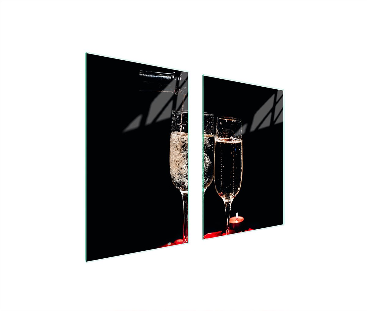 TMK ArtDeko - Snijplank - Glas - 65x52 cm - Wijn Ontwerp