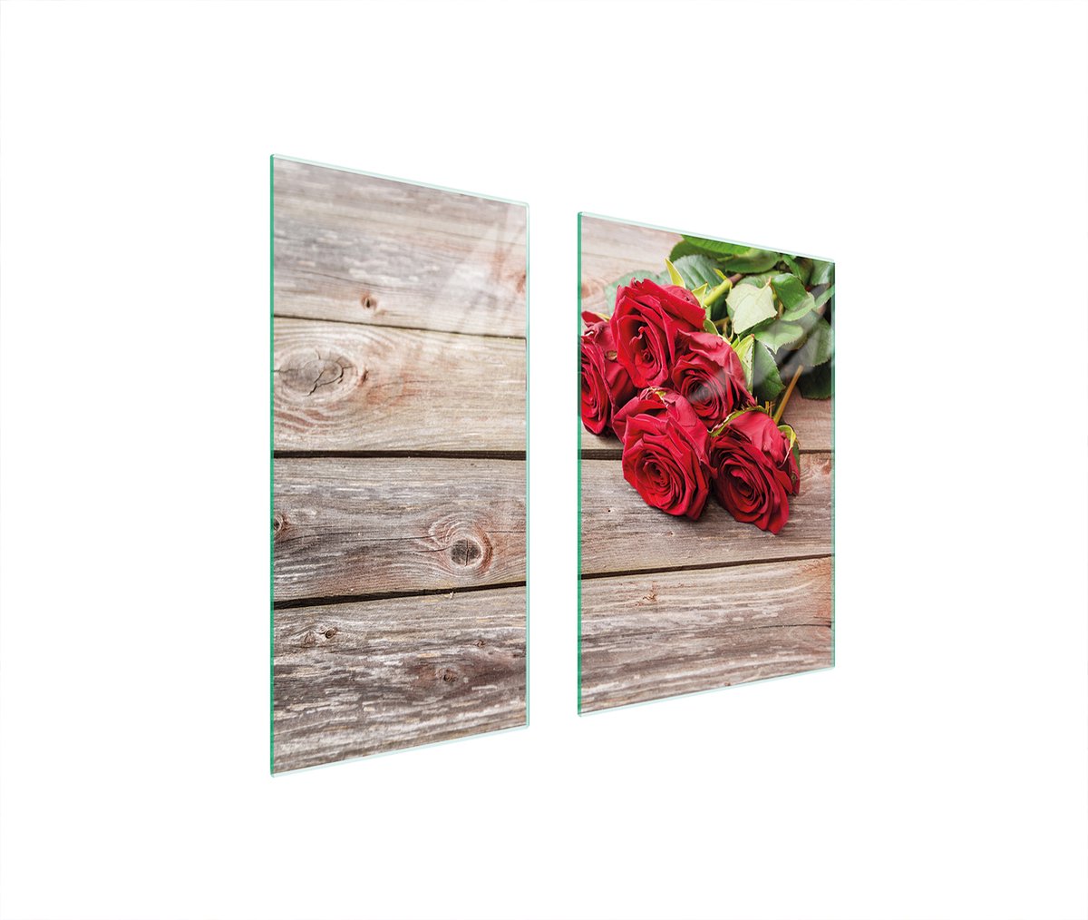 TMK ArtDeko - Snijplank - Rozen - 75x52 cm - Glas