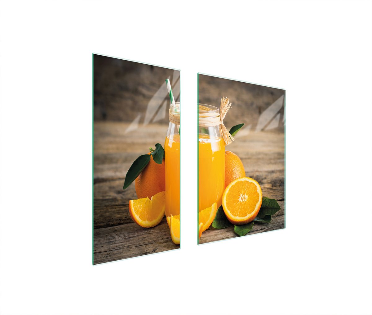 TMK ArtDeko Serie - Snijplank - Glas - 75x52 cm - Owoce Motief