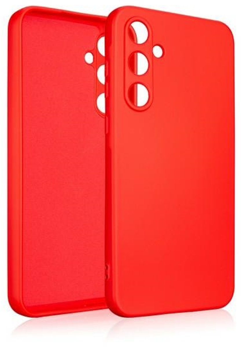 Beline Hoesje Siliconen Samsung A55 A556 rood/rood