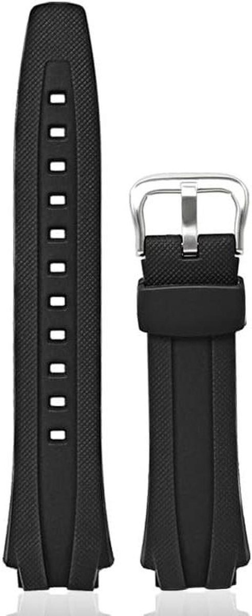 Horlogebandje Reserve - Bandje Rubber - Horloge Reparatie - Waterdicht Materiaal - 17 mm - Zwart