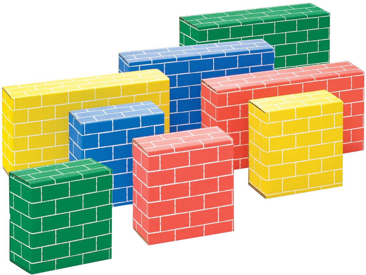 Grote Kartonnen Bouwblokken voor Kinderen – Duurzaam, Creatief & Herbruikbaar Speelgoed