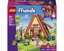 LEGO® Friends Glampinghut in de Natuur - Fantasierijke Bouwset voor Kinderen Vanaf 6 Jaar - Hut met 2 Minipoppetjes en Speelgoedkat - Cadeautip voor Natuurliefhebbers, Meisjes en Jongens - 42682