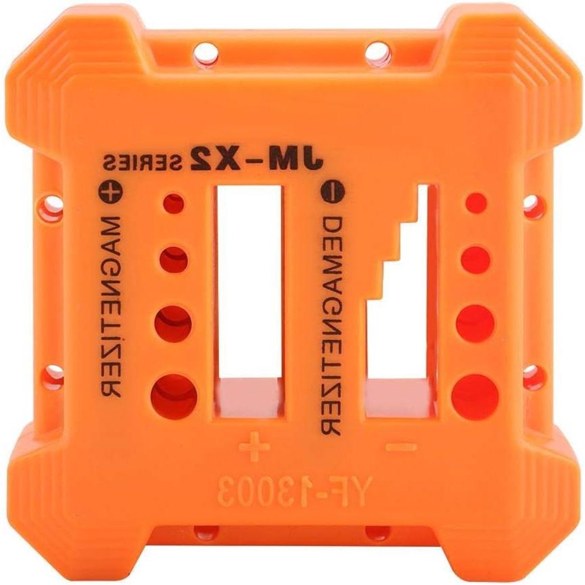 Schroevendraaier Magnetiseerder - Demagnetiseerder Gereedschap - Schroeven Bevestigen - Batterijloos Verstelbaar - 6.7 x 6.7 x 3 cm - Geel